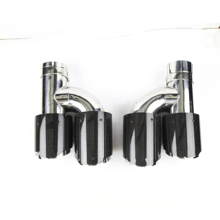 Four-outlet Double-tail Stainless Steel Exhaust Pipe