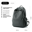 Mori Leisure Backpack – Lightweight Oxford School & College Bag | Khaki, Black, Green | 15.6