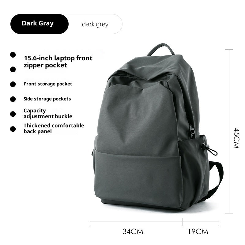 Mori Leisure Backpack – Lightweight Oxford School & College Bag | Khaki, Black, Green | 15.6