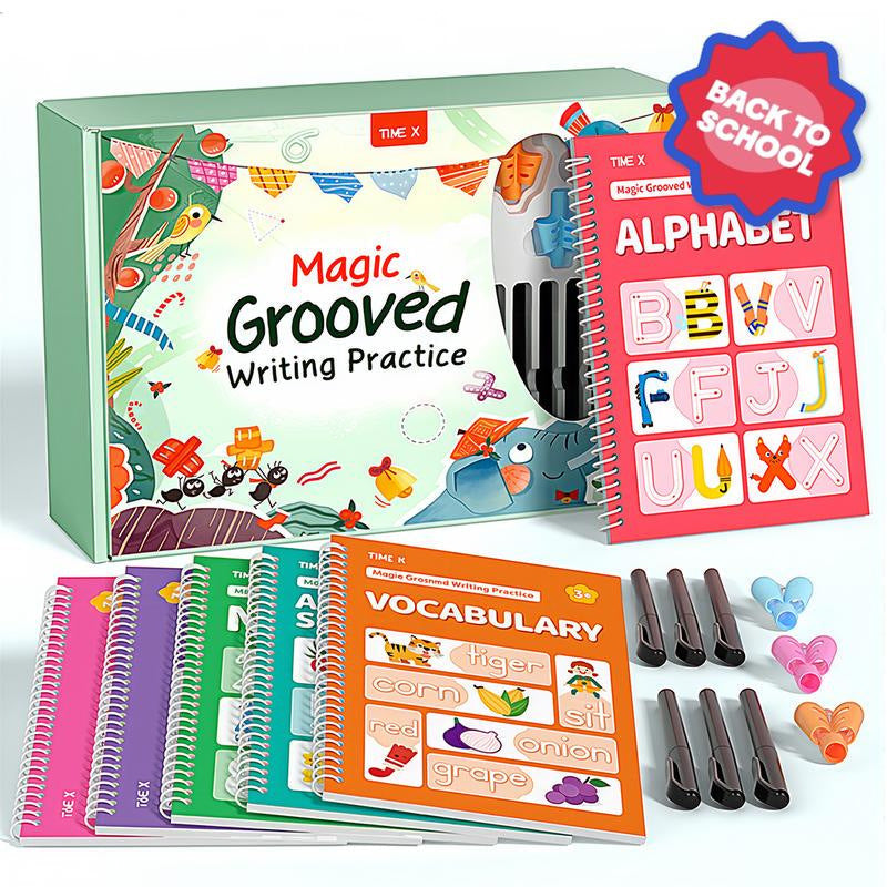 Children's Writing Practice Stationery Set – Word Painting & Handwriting Brace Kit