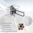 TA-851B 360Rotation UV Dual Frequency 45-860MHz 22-38dB Open Antenna Silver