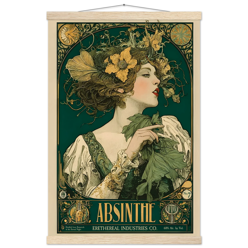 L’Absinthe d’Ombre - Poster & Framed Print