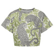 Leopard Cropped Ralgan T-Shirt