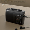 Cassette Walkman Tape Recorder and Player, Portable Mono Audio