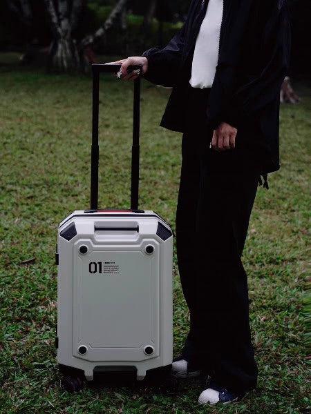 Hard Shell Carry On Luggage Spinner Suitcase – Compact Cabin Travel Trolley 20 inch