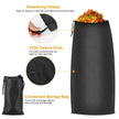 Lawn Tractor Leaf Bag For Riding Lawn Mower Reusable Big Capacity Mower Leaf Bag Black Grass Catcher Bag