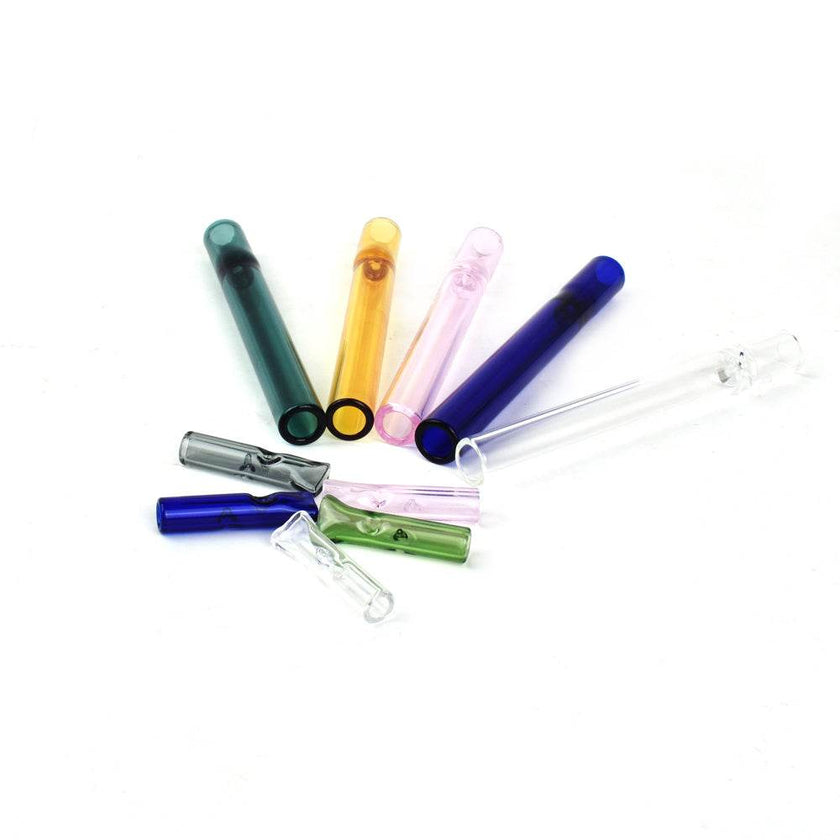High Bay Silicon Glass Cigarette Holder Hookah Accessories Color Random