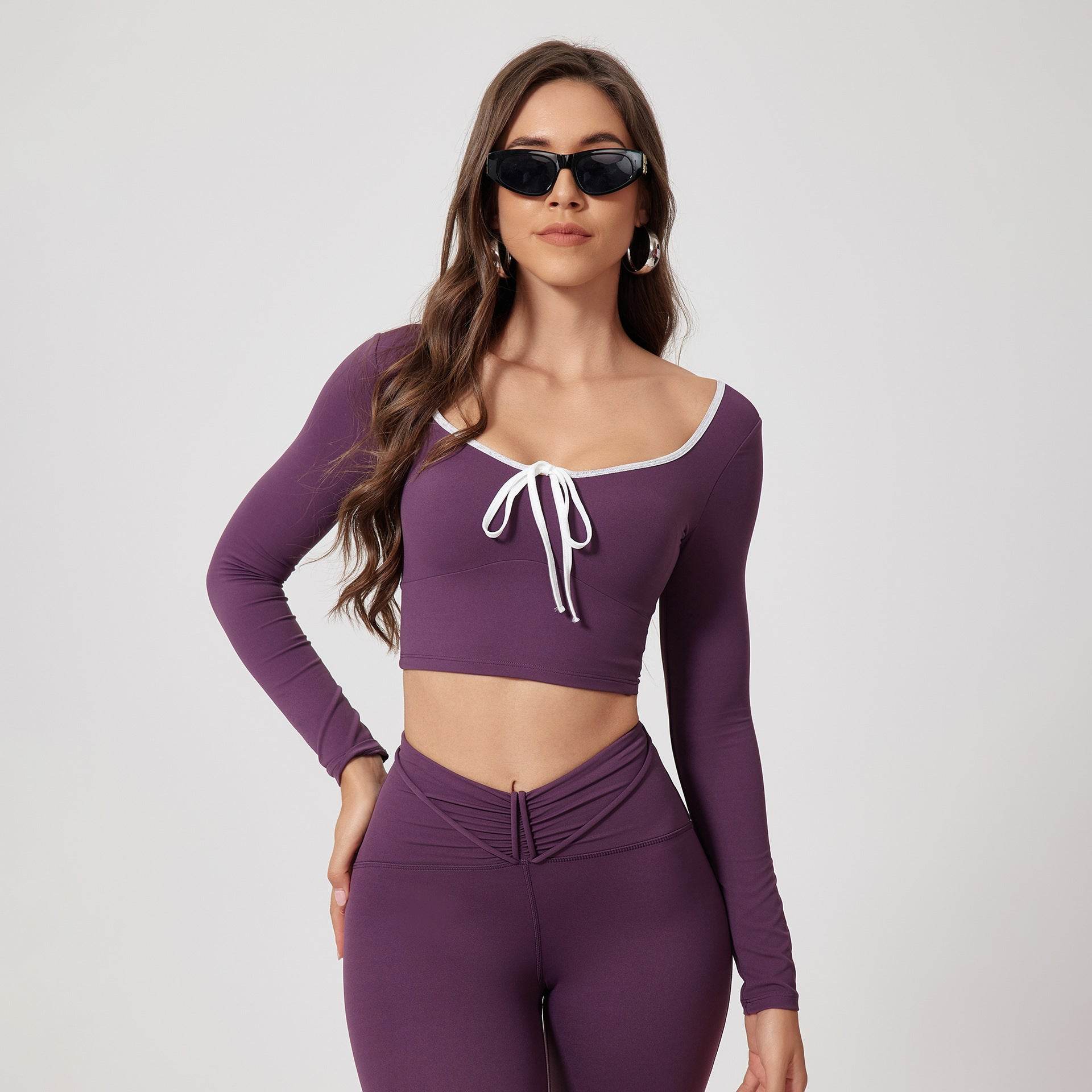 Quick-dry Training Running Sports Fitness Gym Crop Workout top for women