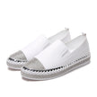 White Shoes For Women Slip-on Pregnant Women Loafers Thick Sole All-matching