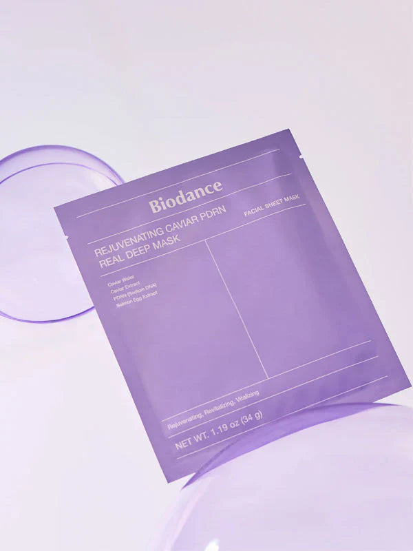 Biodance Rejuvenating Caviar PDRN Real Deep Mask 34g - 1 BOX 4 PCS