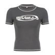 Women's Fashion Print Slim Fit Short Sleeve T-Shirt – Cotton Graphic Tee