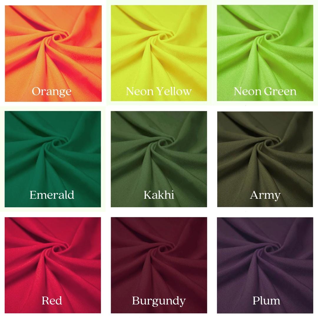 Nylon Spandex Fabric: 4-Way Stretch Swimwear Activewear - 60