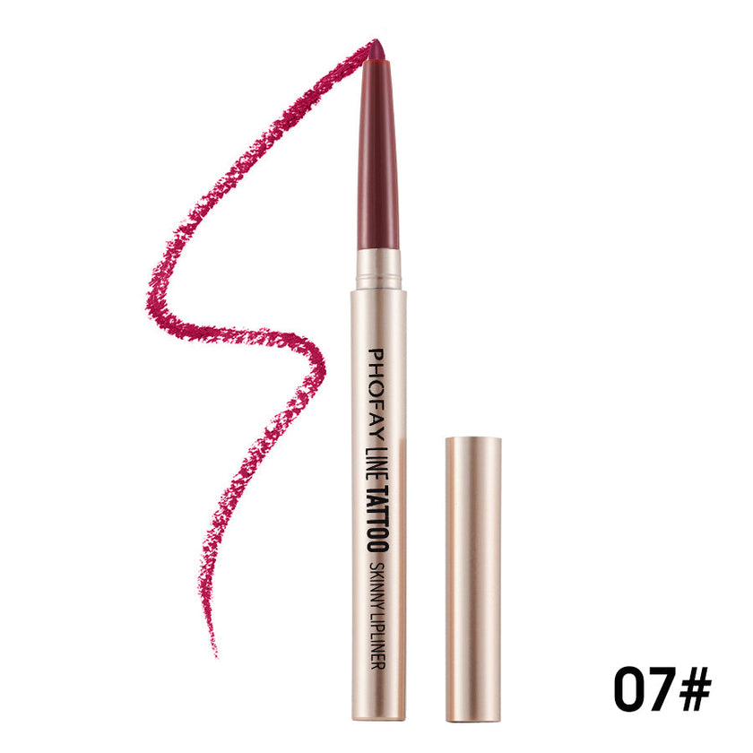 PHOFAY Line Tattoo Skinny Lip Liner – Waterproof, Long-Lasting (Singles & Sets)