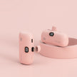 Mini Capsule Power Bank 5000mAh – Black, Pink, Green & White | Android, USB-C & Apple Cable