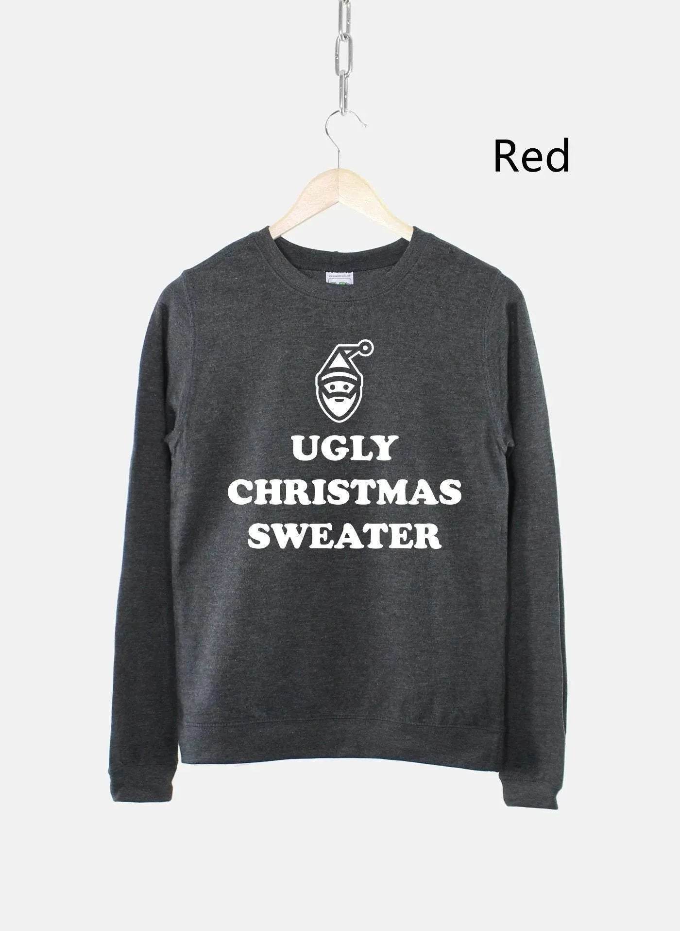 Women's Ugly Christmas Sweater Sweatshirt Bah Humbug Funny