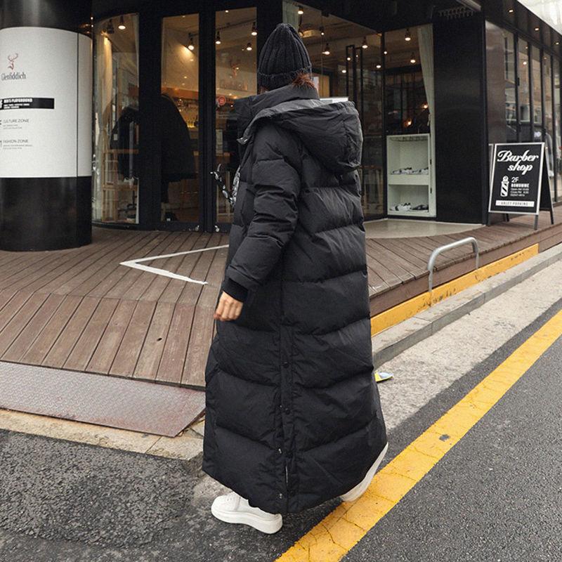 Women's Loose-fitting Padded Long Below-the-knee Cotton Coat