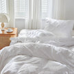 Cut Flower Geometric  Simple Pure Color Duvet Cover Pillowcase
