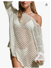 Beach Single-shoulder Long-sleeved Beach Cover-up Shirt