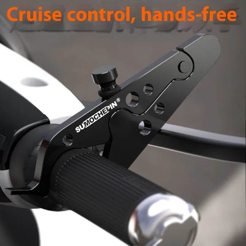 Motorcycle Throttle Grip CNC Aluminum Lock Assist Retainer Universal Cruise Control Bike Throttle Wrist Grip Handle Bar
