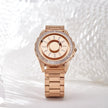 Luxury Crystal Watch for Women – Stainless Steel Fashion Wristwatch