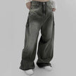 European And American Slimming High Waist Wide Legs Baggy Jeans Pant For Women