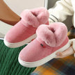 Winter Plush Cotton Shoes For Men And Women Cozy Fluffy Corduroy House Slippers Warm Slip On Fleece House Shoes