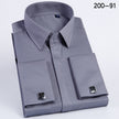 Men's French Cufflinks Dress Shirt – Slim Fit Business Formal Wear | Canada & USA