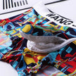 Silk Breathable Mesh Floral Ball sack Brief Boxers with Pouch Underwear