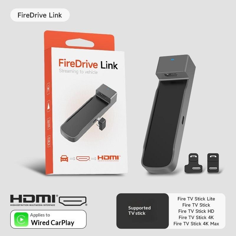 FireDrive Link Car TV Adapter – HDMI Upgrade for Wired CarPlay Vehicles