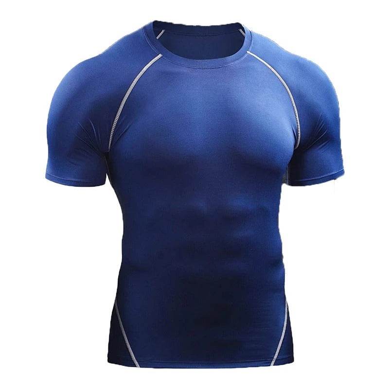 Quick Drying Men Short Sleeve Exercise Running Workout T-shirt Top