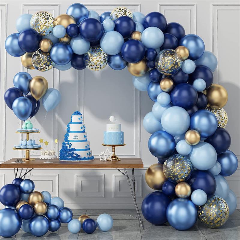 Latex Balloon Set – Multi-Style Party Decoration Balloons (5 Colours)