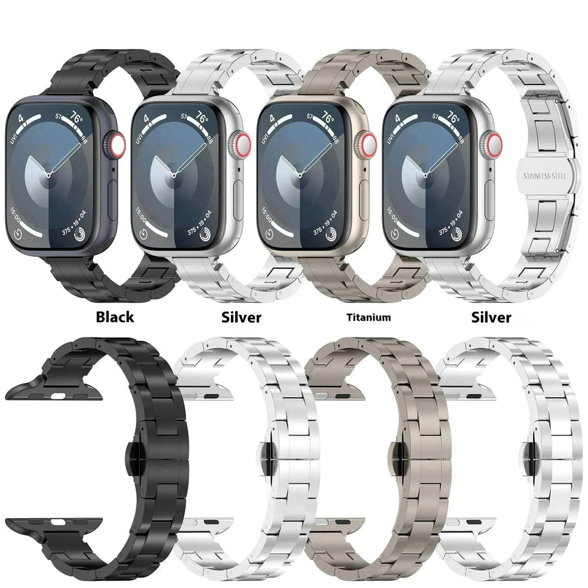 Replaceable Metal Watch Strap Suitable for Apple Smartwatch