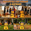 2Packs 3FT Halloween Collapsible Lighted Pumpkin Decoration, 176 LED Pop-Up Pumpkin Lamp With Cape, Plug In Halloween Jack-O-Lantern With Metal Stand For Indoor Outdoor Garden Patio Party Decor