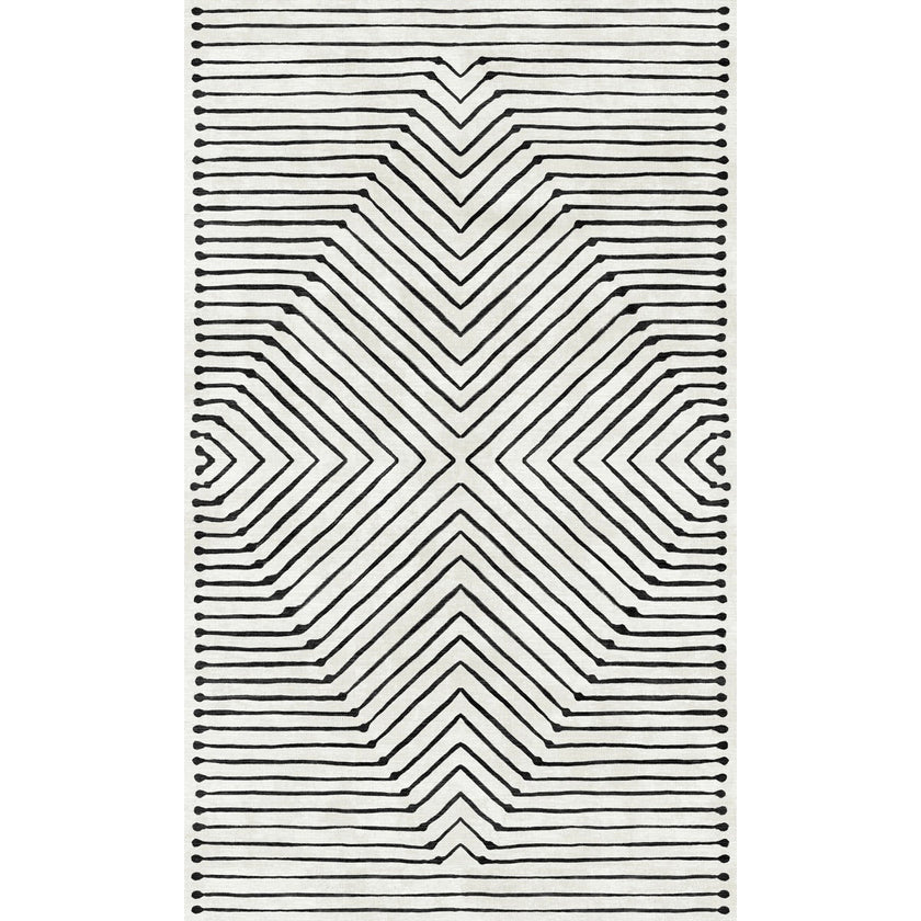 Calator Black & Ivory Rug