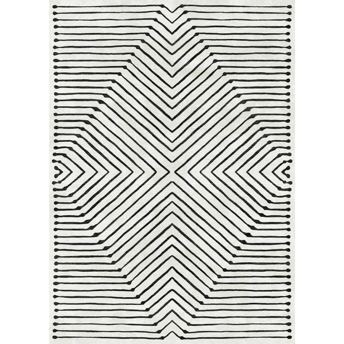Calator Black & Ivory Rug