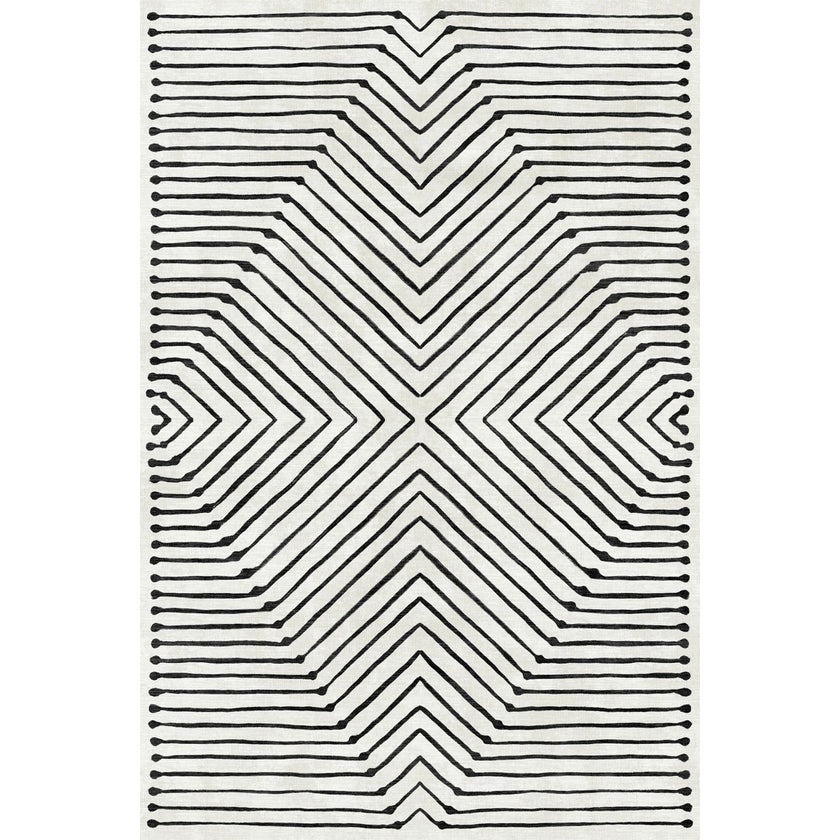 Calator Black & Ivory Rug