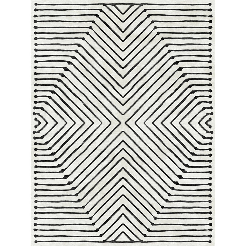Calator Black & Ivory Rug