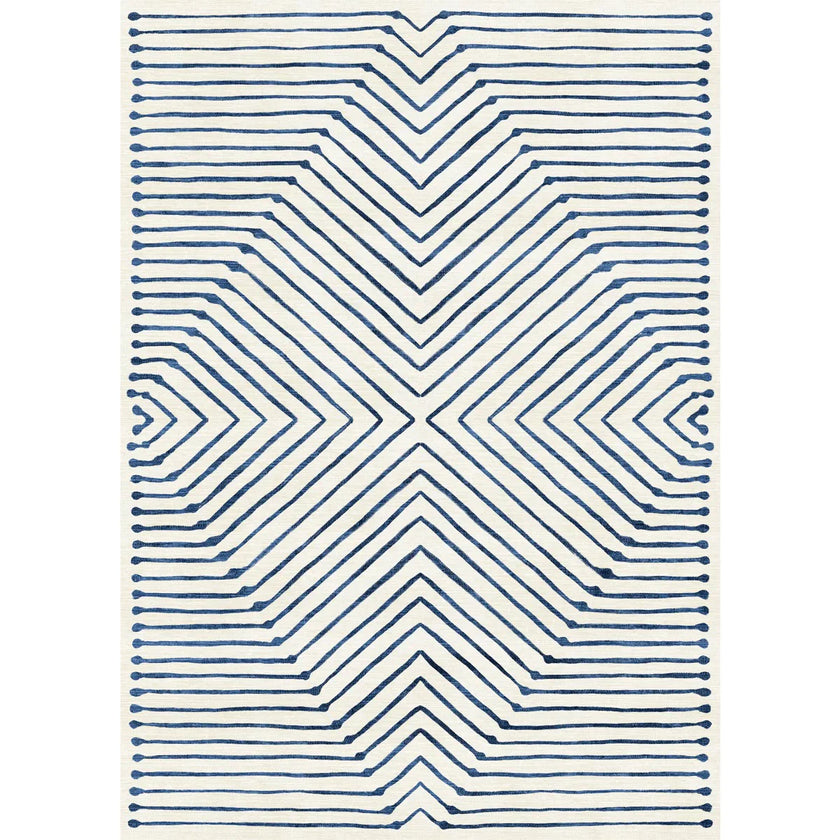 Calator Blue & Ivory Rug