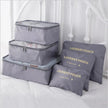 6 PCS Travel Storage Bag Set for Clothes Tidy Organizer
