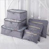 6 PCS Travel Storage Bag Set for Clothes Tidy Organizer