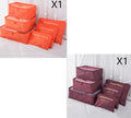 6 PCS Travel Storage Bag Set for Clothes Tidy Organizer