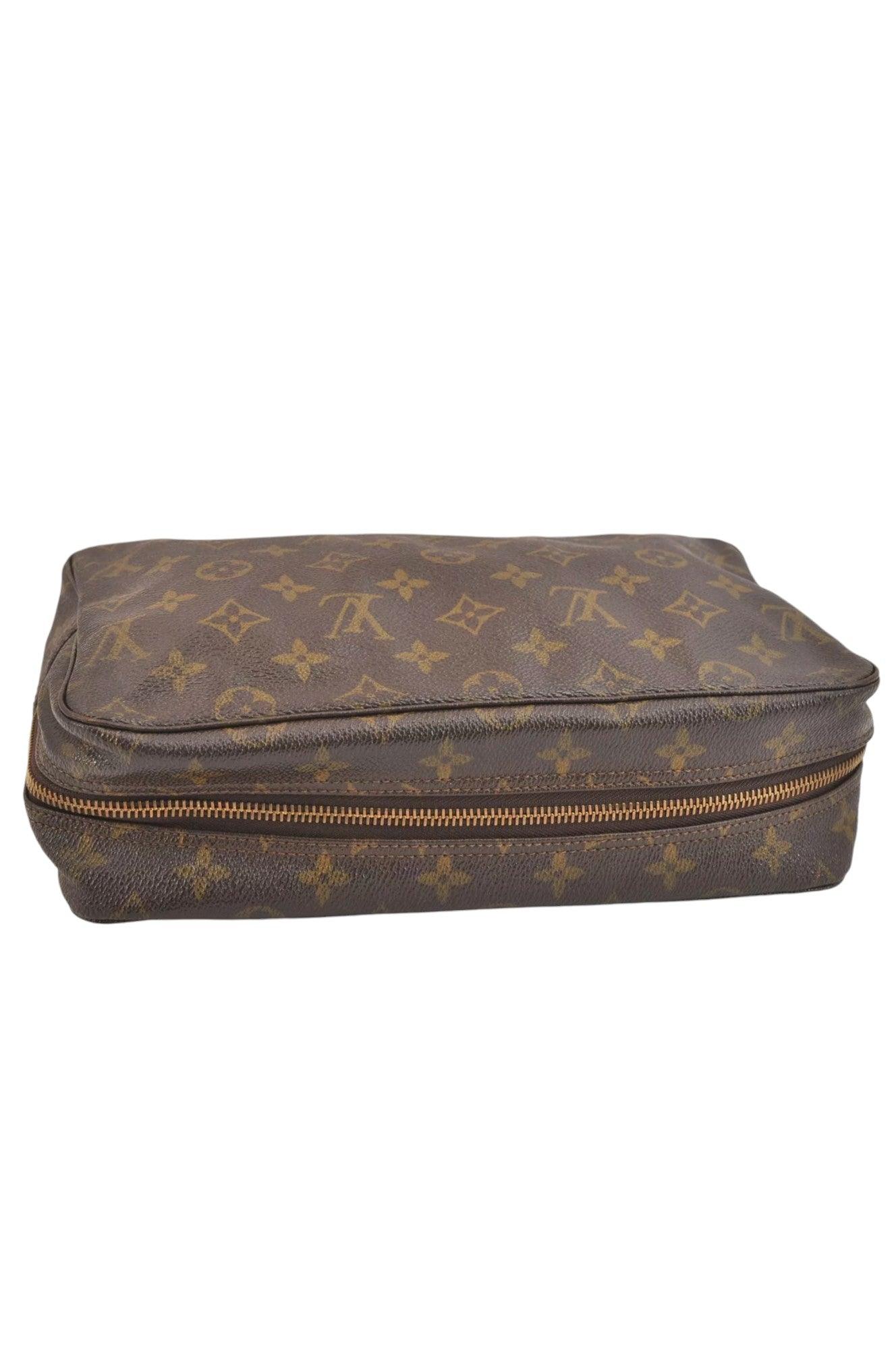 Louis Vuitton Monogram Trousse Toilette 28 Clutch Hand Bag M47522 LV 6922K