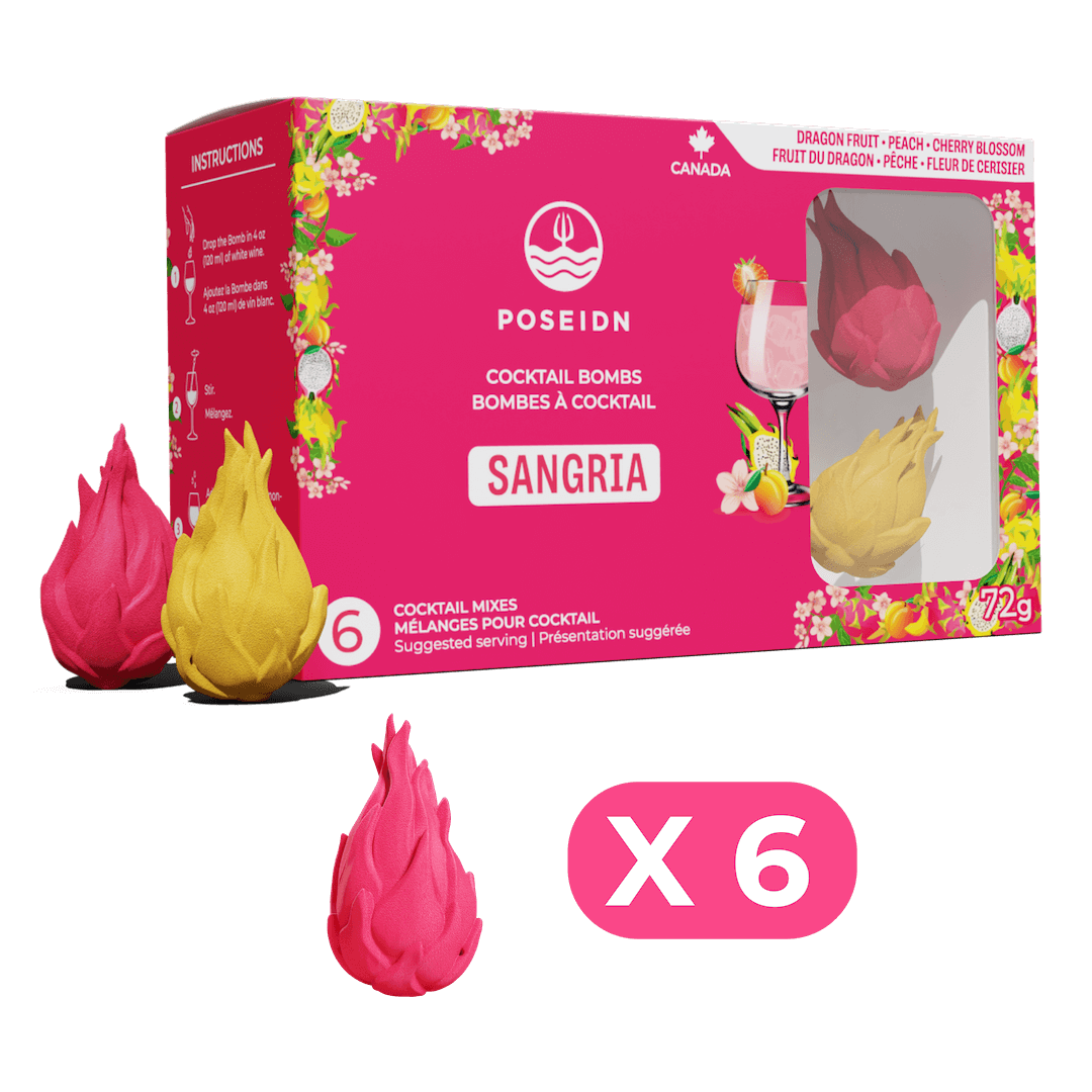 Sangria - Dragon fruit, Peach & Cherry blossom