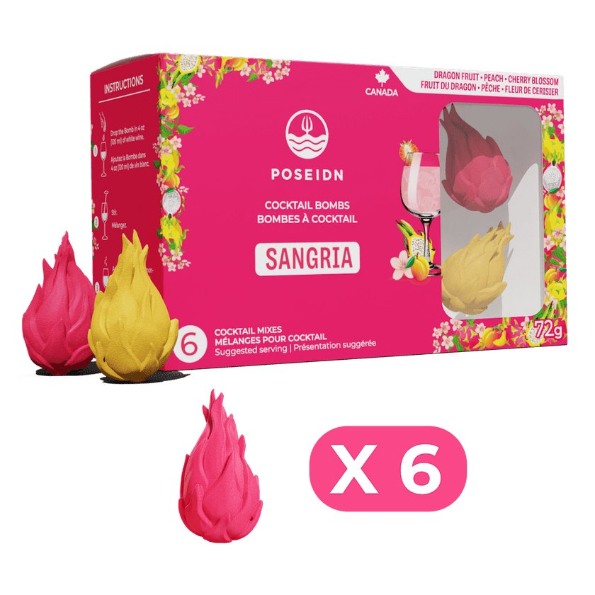 Sangria - Dragon fruit, Peach & Cherry blossom