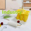 6-piece Spiral Ice Cream Silicone Food Grade Mold
