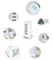 6 Port USB Sailboat Power Strip Charger