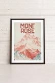 ROSE SUMMIT, Oeuvre sur toile étirée