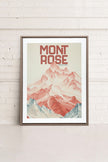 ROSE SUMMIT, Oeuvre sur toile étirée
