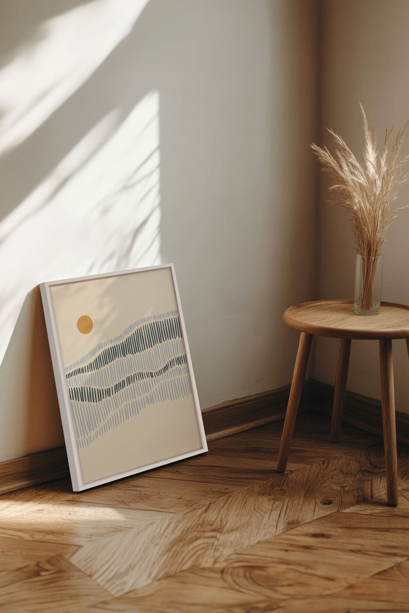 VAGUES, Oeuvre sur toile étirée