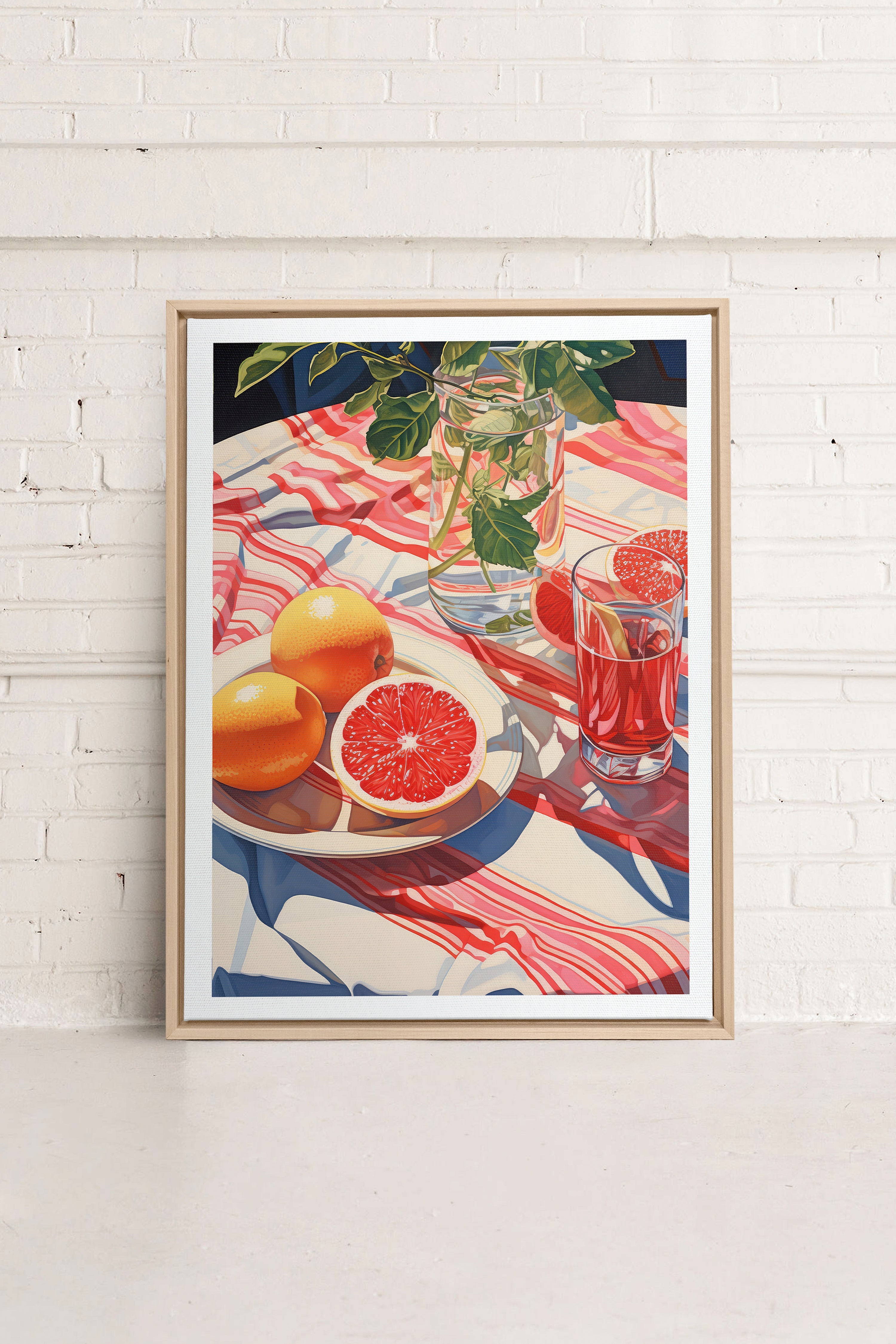 PICNIC HAVEN, Oeuvre sur toile étirée